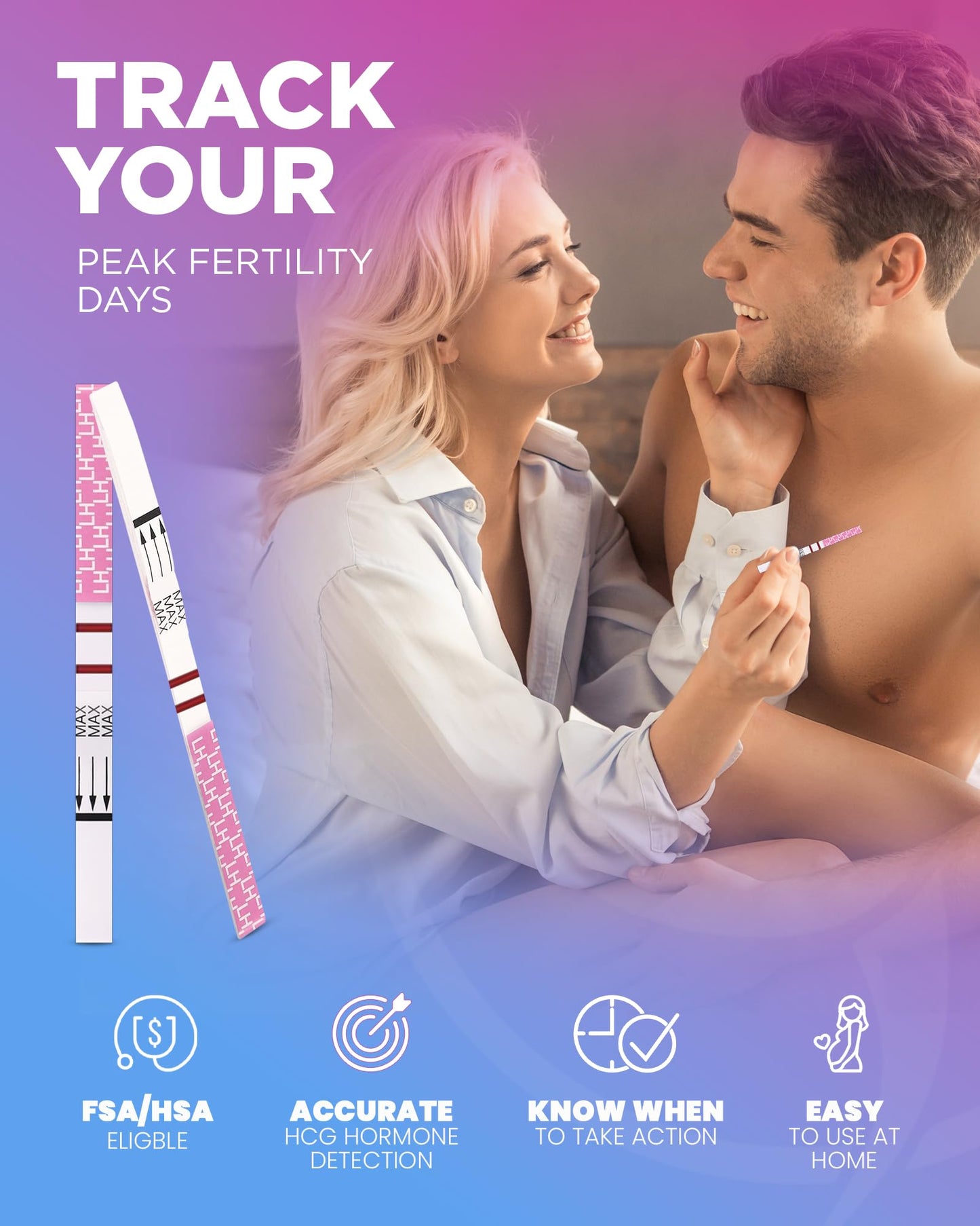 Pelvana 60 LH Ovulation Test Kit — FSA/HSA Eligible, Easy to Use