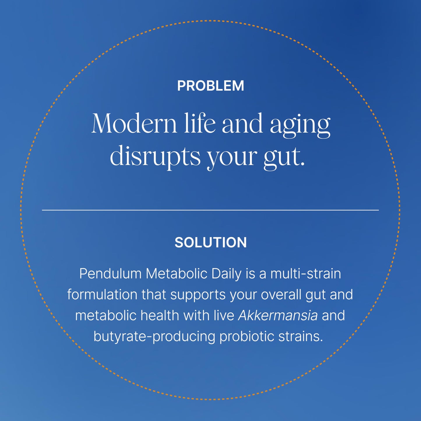 Pendulum Metabolic Daily Probiotic for Metabolism & Energy | 30 Capsules