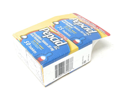 Pepcid AC Maximum Strength - 125 Tablets | Fast-Acting Heartburn Prevention & Acid Control