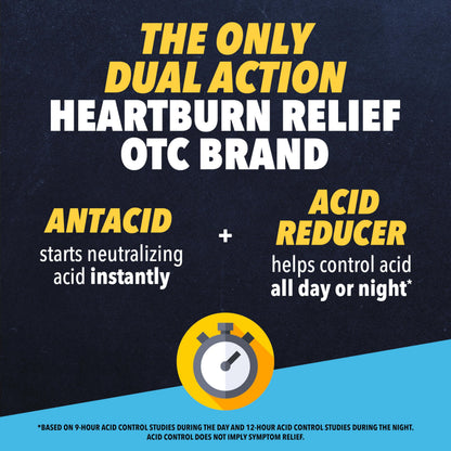 Pepcid Complete Acid Reducer + Antacid Chews — Tropical Fruit Flavor, 25 ct