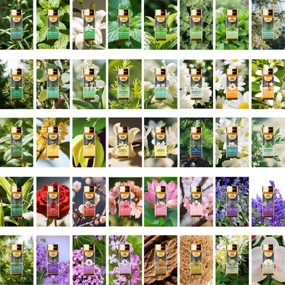 80 Pcs Pure Essential Oils Set (5ml) for Diffusers, Soaps & Candles – 80 Scents