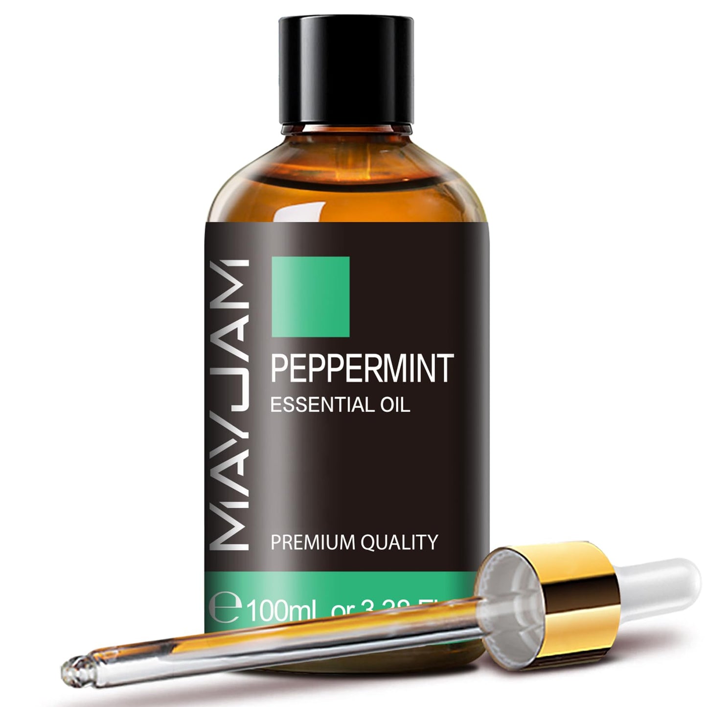 Peppermint Essential Oil 3.38 Fl Oz – Premium Grade for Diffuser, Skin & Hair Care