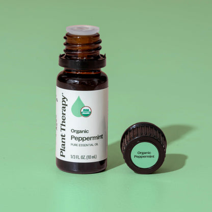 Peppermint Essential Oil – 100% Pure, USDA Organic (10 mL)
