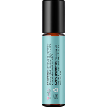 Peppermint Oil Roll On – Pure Peppermint Rollerball Essential Oil for Headaches, Focus & Energy | Maple Holistics