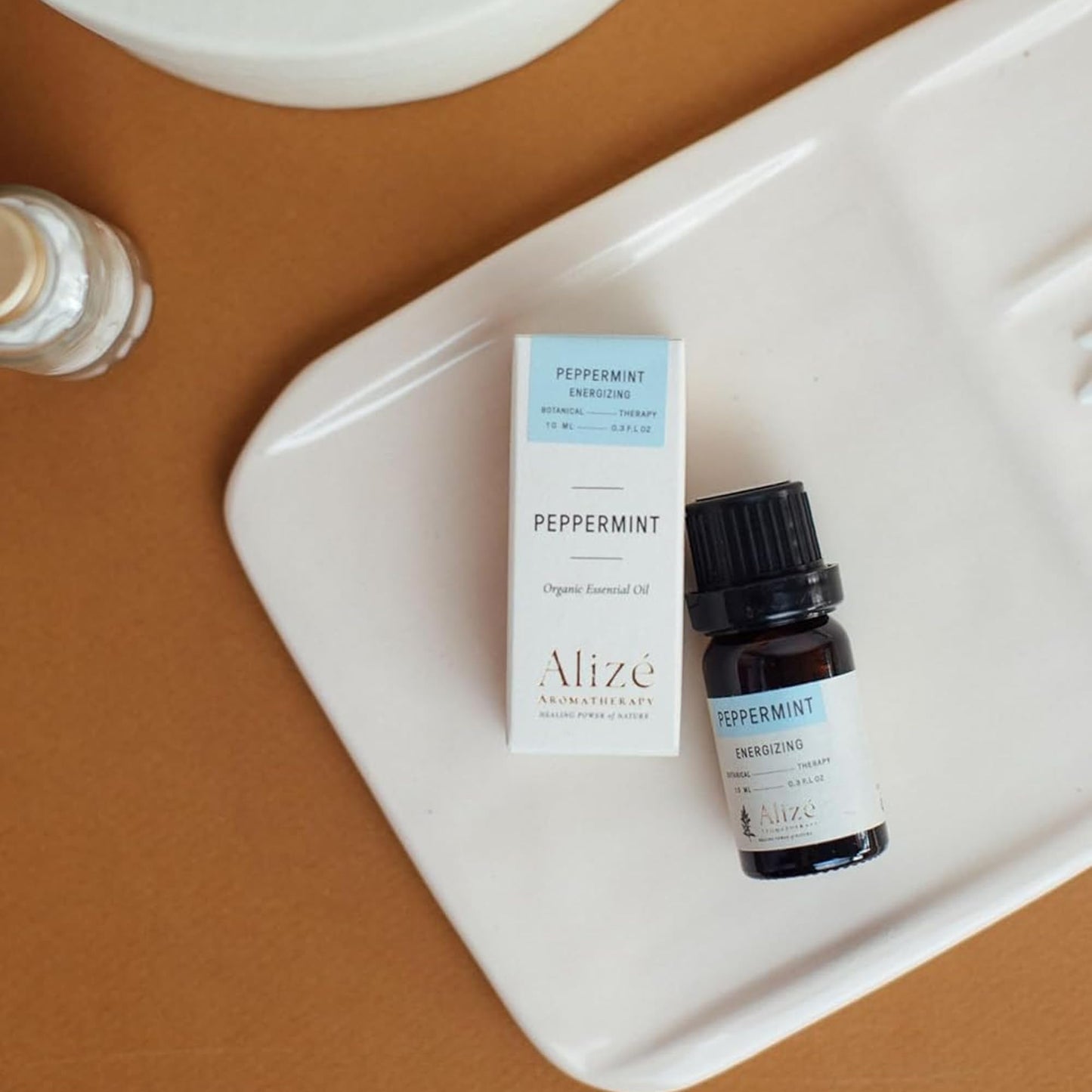 Organic Peppermint Essential Oil - 10ml | USDA Organic, 100% Pure & Natural | Diffuser & Aromatherapy