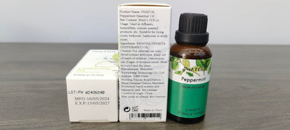 Peppermint Essential Oil 30ml | PHATOIL Pure Essential Oil Singles for Aromatherapy & DIY Crafts