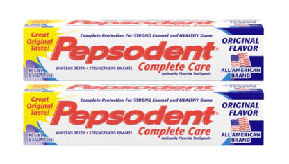 Pepsodent Complete Care Anticavity Toothpaste – 5.5 oz 2 pk – Cavity Protection & Whitening