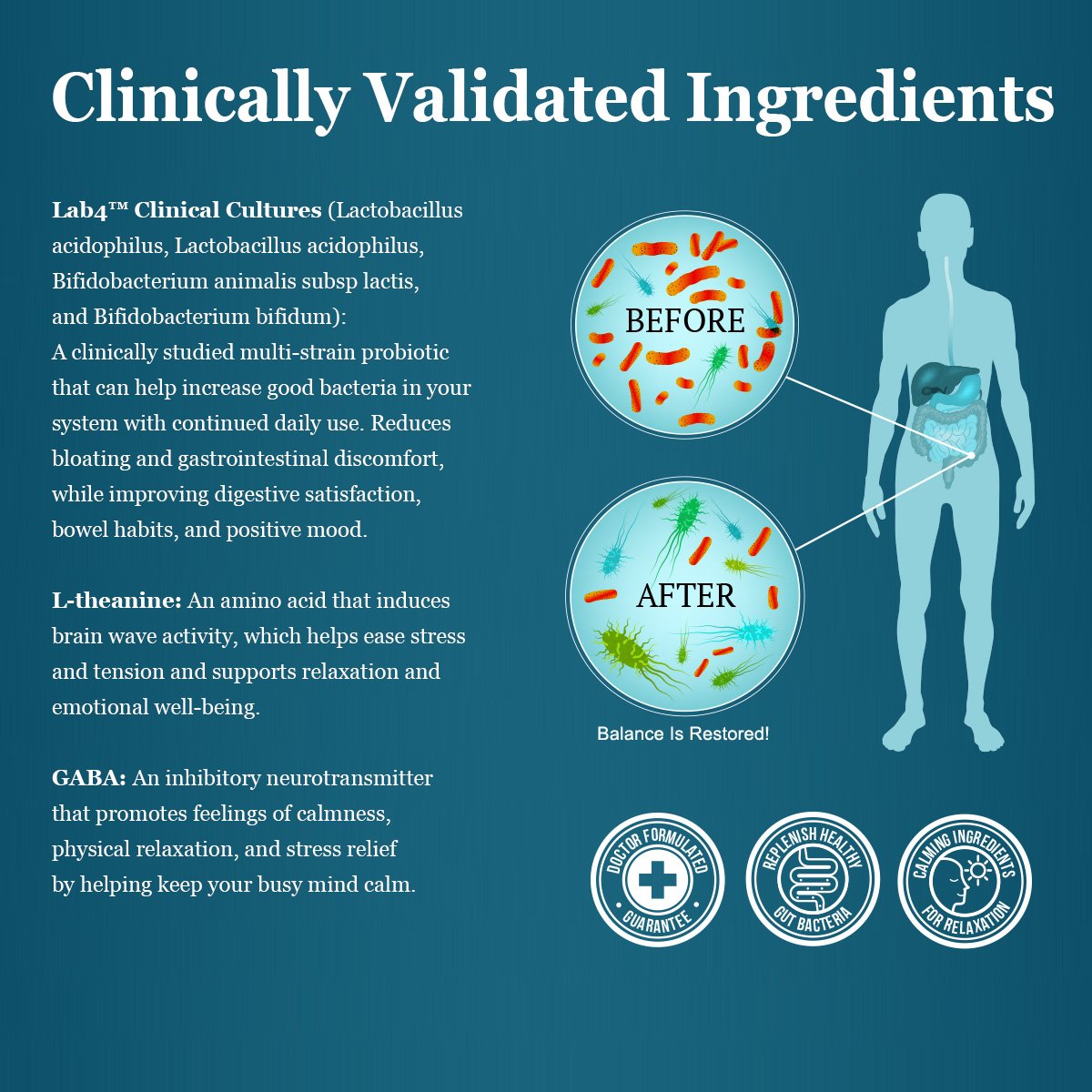 Peptiva Advanced 50 Billion CFU Probiotic – Digestive Relief & Clinically Validated Probiotic, 30ct
