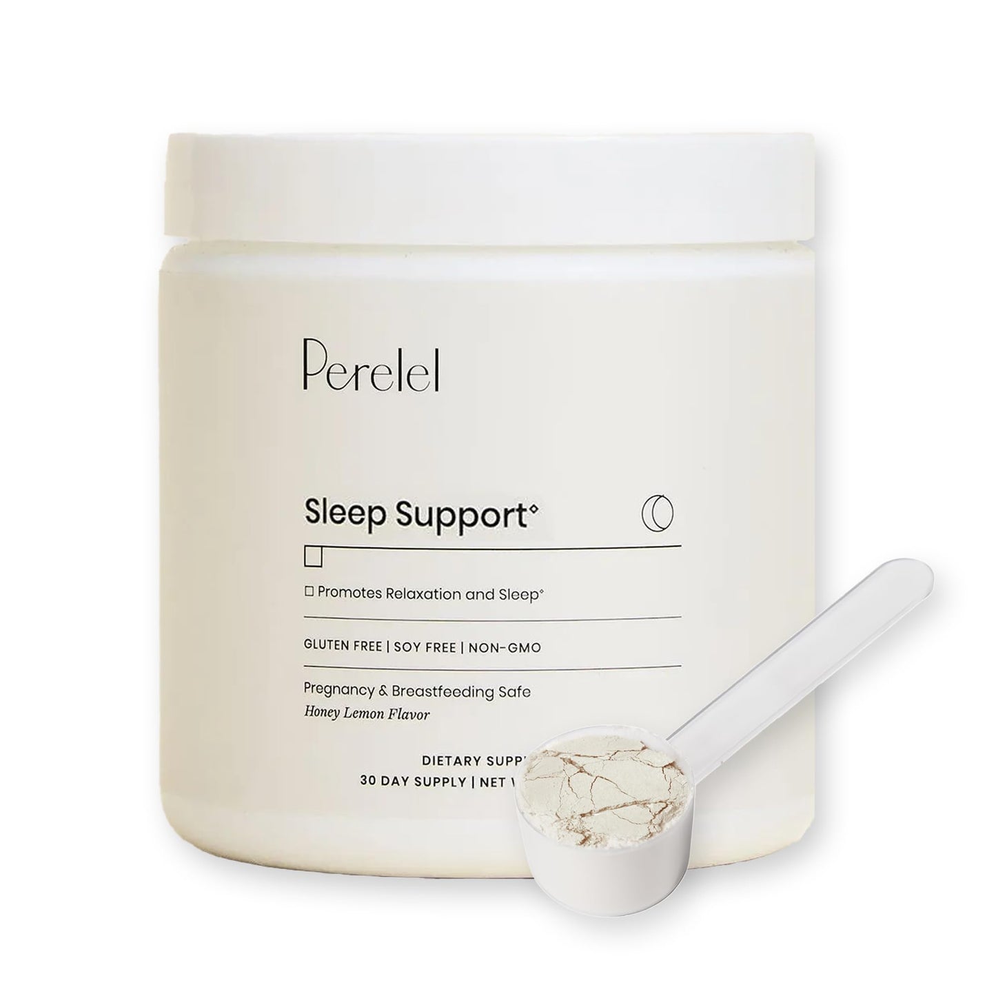 Perelel Sleep Support Magnesium Powder Blend — Lemon Balm, Honey Lemon Flavor