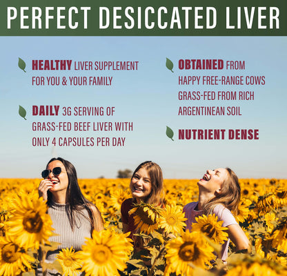 Perfect Desiccated Liver Powder – 180g (Undefatted Beef Liver) | Grass-Fed, Natural Protein & Iron