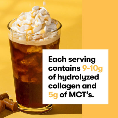 Perfect Keto Collagen Peptides with MCT Oil – Salted Caramel, Low Carb & Gluten Free