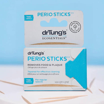 drTung's Perio Sticks - Interdental Cleaning, Soft Tooth Picks, 100 Count