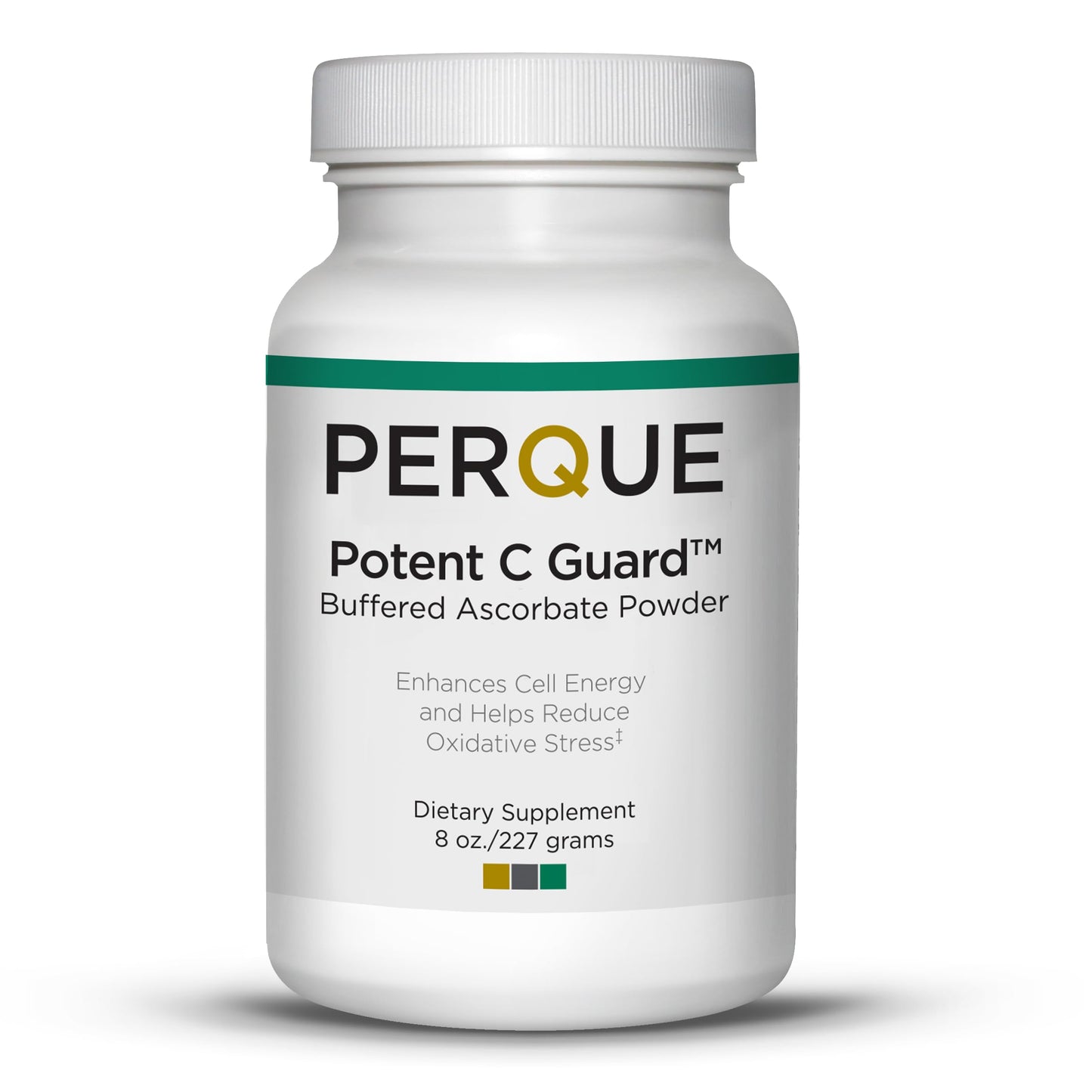 PERQUE Potent C Guard Powder – 8 Ounce | Buffered Vitamin C Powder