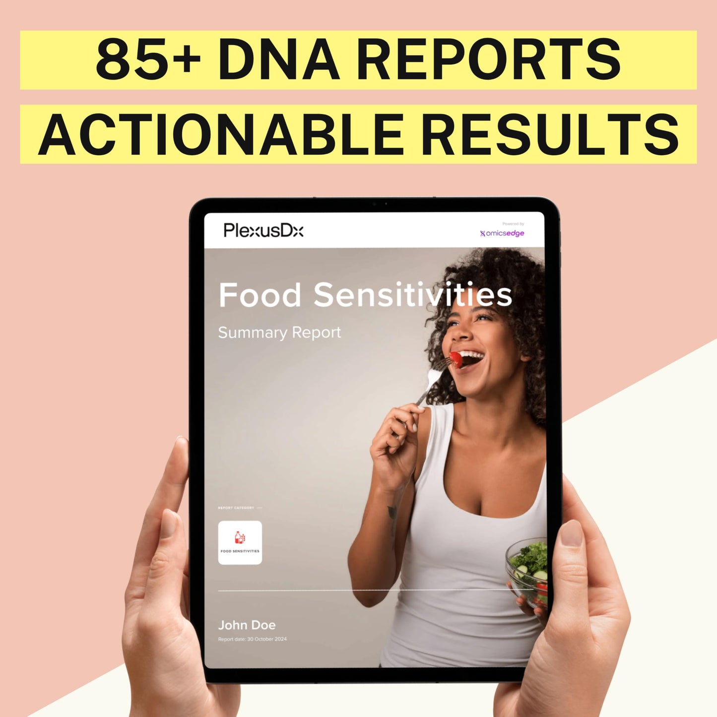 Food Sensitivity DNA Test Kit for Adults | 85+ Reports & Diet Recommendations