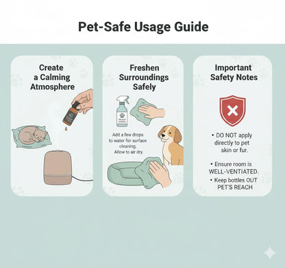 Pet-Friendly Essential Oil Set: Home Fragrance & Stress Relief