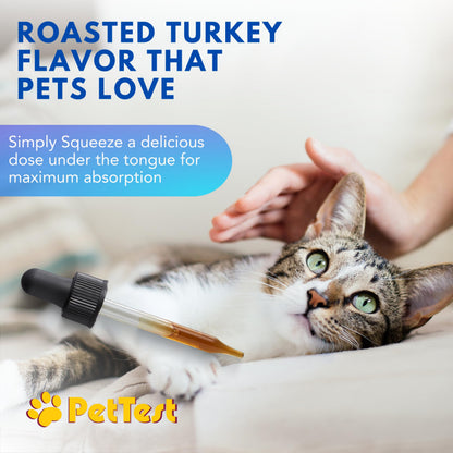 PetTest Methyl B12 Drops - 4 fl oz (5000 mcg) for Diabetic Pets