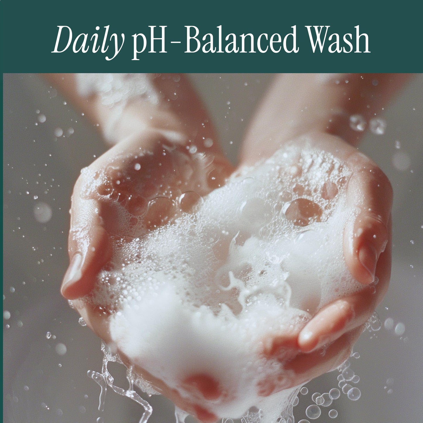 pH-D Feminine Health Boric Acid Foam Wash – pH-Balanced, Plant-Based, Paraben-Free (2x6 oz)
