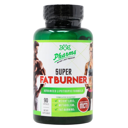 Pharma Natural Super Fat Burner | Lipotropic MCT Oil – 90 Capsules