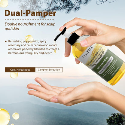 PHATOIL Dual-Pamper Massage Oil – Hair & Skin 260ml