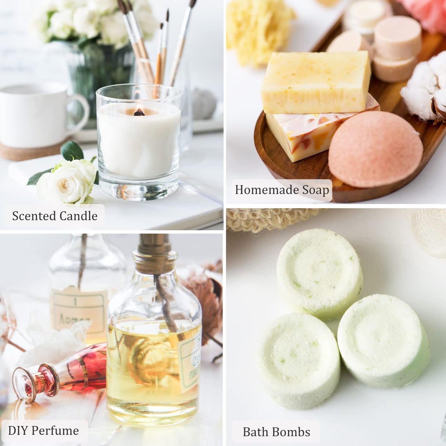 PHATOIL 9-Piece Fruit Fragrance Oil Set – 10ml Each for Soap Making & Diffusers