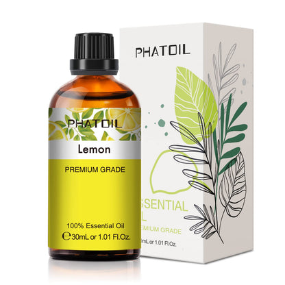 PHATOIL Lemon Essential Oil 30 mL | Pure Aromatherapy for Diffusers & DIY Crafts