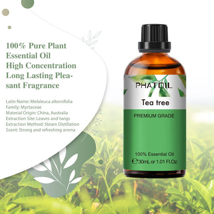 PHATOIL Tea Tree Essential Oil 30ml | Aromatherapy & DIY Crafts