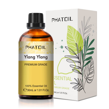 PHATOIL Ylang Ylang Essential Oil 30ml – Premium Aromatherapy, Diffuser & DIY
