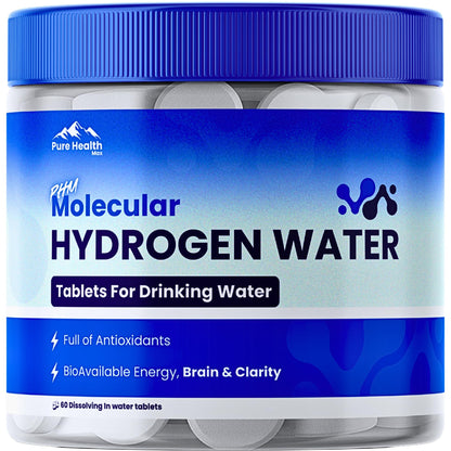 PHM Hydrogen Water Tablets – H2 Molecular Tabs | Hydration & Energy (90 Tablets)