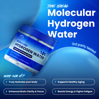 PHM Hydrogen Water Tablets – H2 Molecular Tabs | Hydration & Energy (90 Tablets)