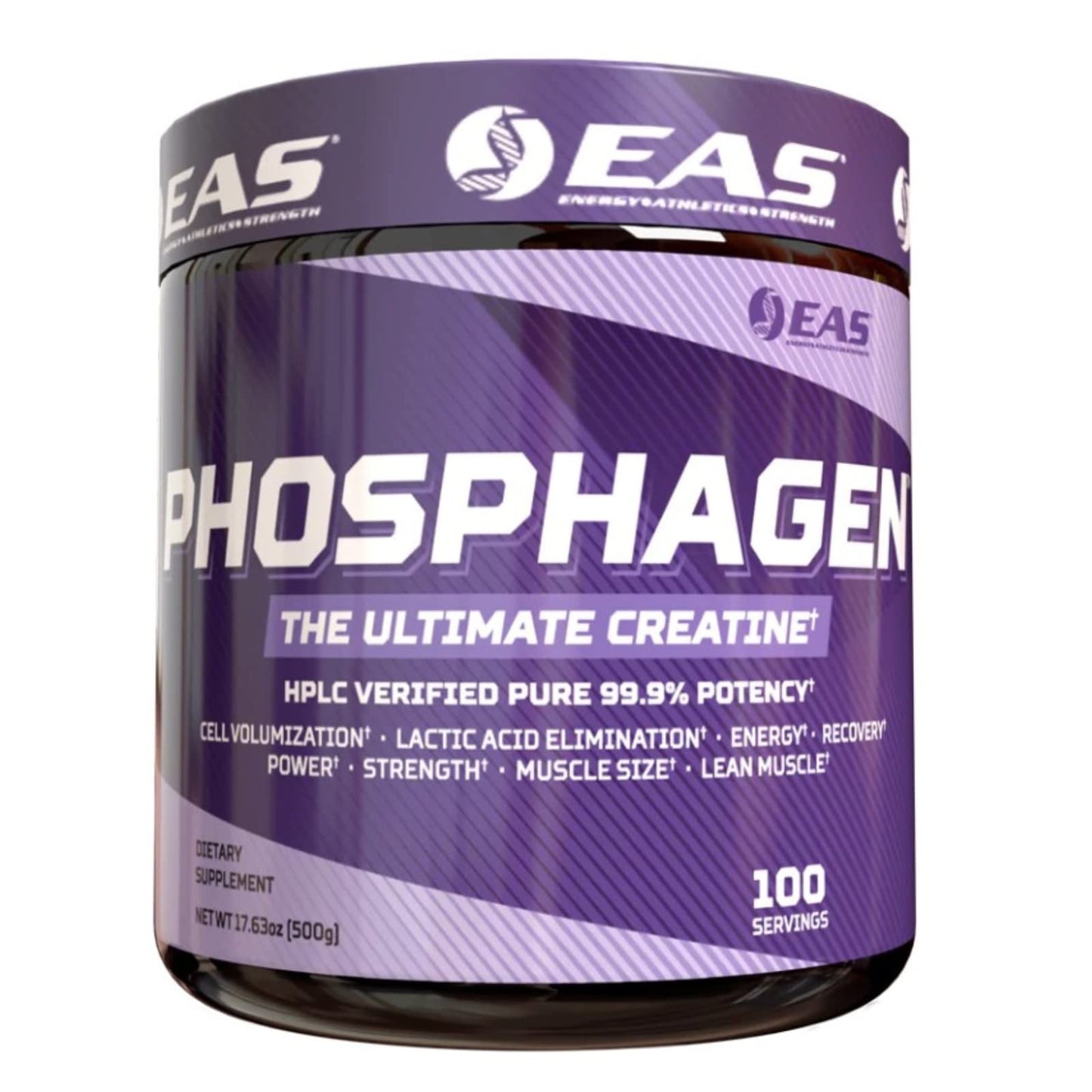 Experimental and Applied Sciences Phosphagen Ultimate Creatine Powder | Power, Strength, Muscle Size, & Cell Volumization | Pure 99.9% Potency | 200 Servings (Unflavored)