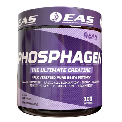 Experimental and Applied Sciences Phosphagen Ultimate Creatine Powder | Power, Strength, Muscle Size, & Cell Volumization | Pure 99.9% Potency | 200 Servings (Unflavored)