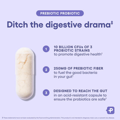 Physician's CHOICE Prebiotic-Probiotic - Multi-Strain Probiotics & Prebiotics for Digestive Health