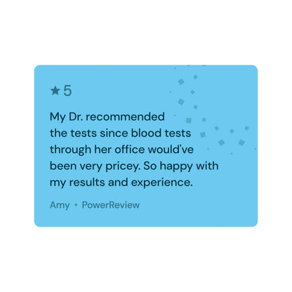 Everlywell Metabolism Test - At-Home Collection Kit | CLIA-Certified Lab Results in Days | Ages 18+