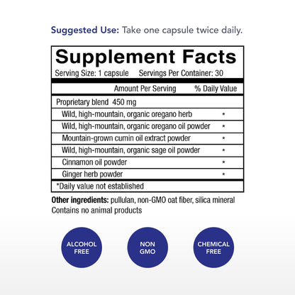 Physician's Strength Oregacillin – 30 Capsules for Respiratory Support