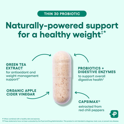 Physician's CHOICE Probiotics – Weight Management & Bloating (6 Strains) – 60 CT