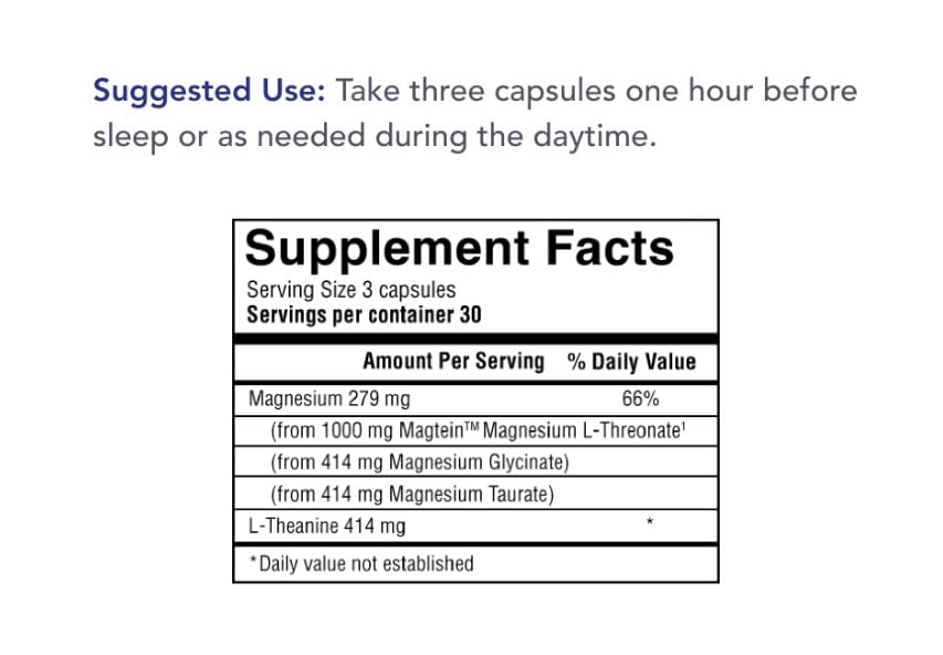 Physician's Strength Power-Min - Magnesium Complex with L-Threonate, Glycinate & Taurate | 90 Capsules | 30 Servings