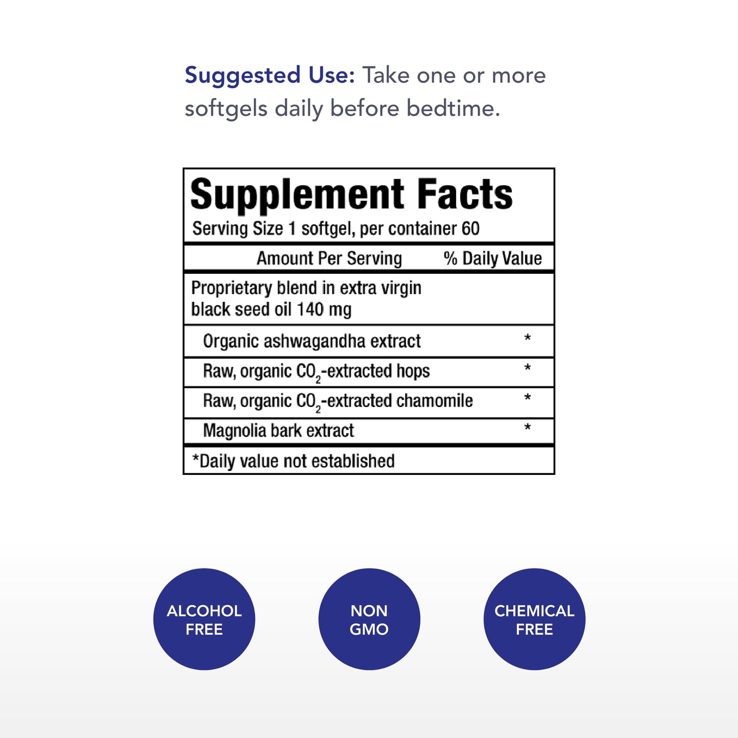 Physician's Strength Restful Sleep - 60 Softgels | 100% Herbal Compound - Melatonin Free - Non-GMO & Soy Free - 60 Servings