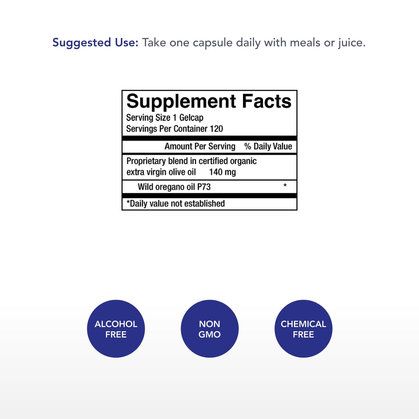 Physician's Strength Wild Oregano Gels Extra Strength - 120 Gelcaps - 100% Wild P73 Oil of Oregano - Non-GMO - 120 Servings