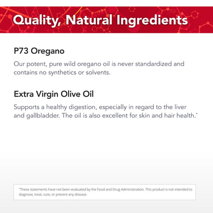 Physician's Strength Wild Oregano Gels Extra Strength - 120 Gelcaps - 100% Wild P73 Oil of Oregano - Non-GMO - 120 Servings