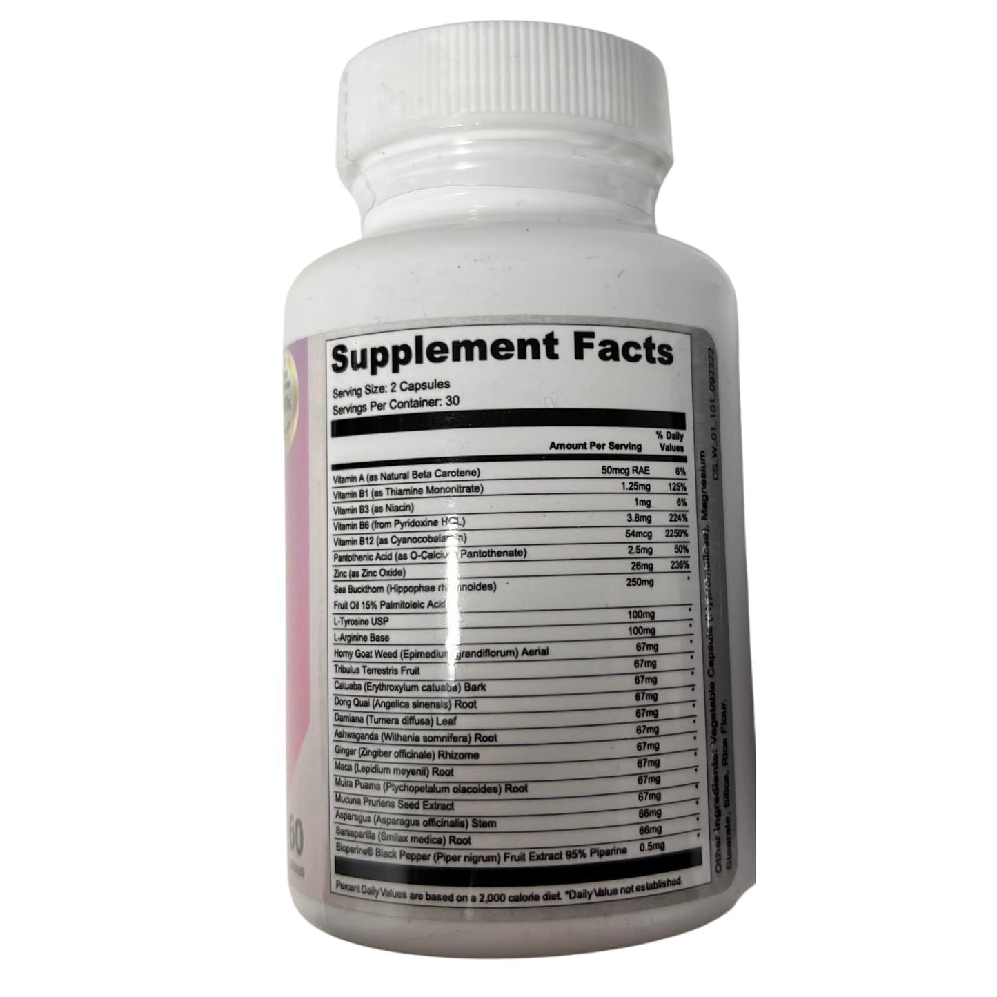 LeptiCell Advanced Wellness Supplement – Damiana, Dong Quai, Omega-7s | Phytage Labs | 60 Capsules