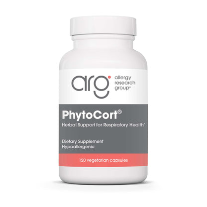 Allergy Research Group PhytoCort - Respiratory Support & Lung Health (120 Count)
