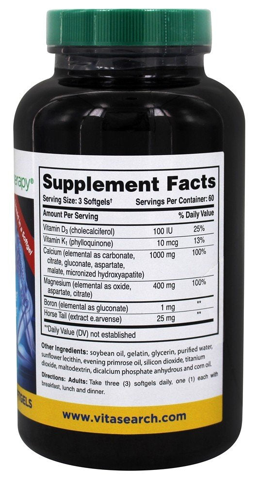 Phytotherapy Rx Calcium Liquid Softgel - 180 Count (Pack of 1) | Health Supplements