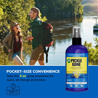 Pickle Gone Botanical Outdoor Mist – Citronella & Lemongrass, DEET-Free, 4oz | THE HONEST PRICE STORE