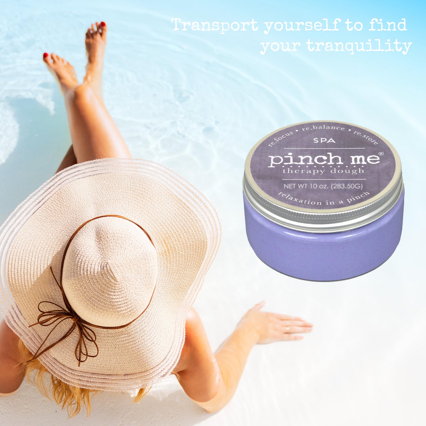 Pinch Me Therapy Dough – Holistic Aromatherapy Stress Relieving Putty (10 oz) – Spa Scent