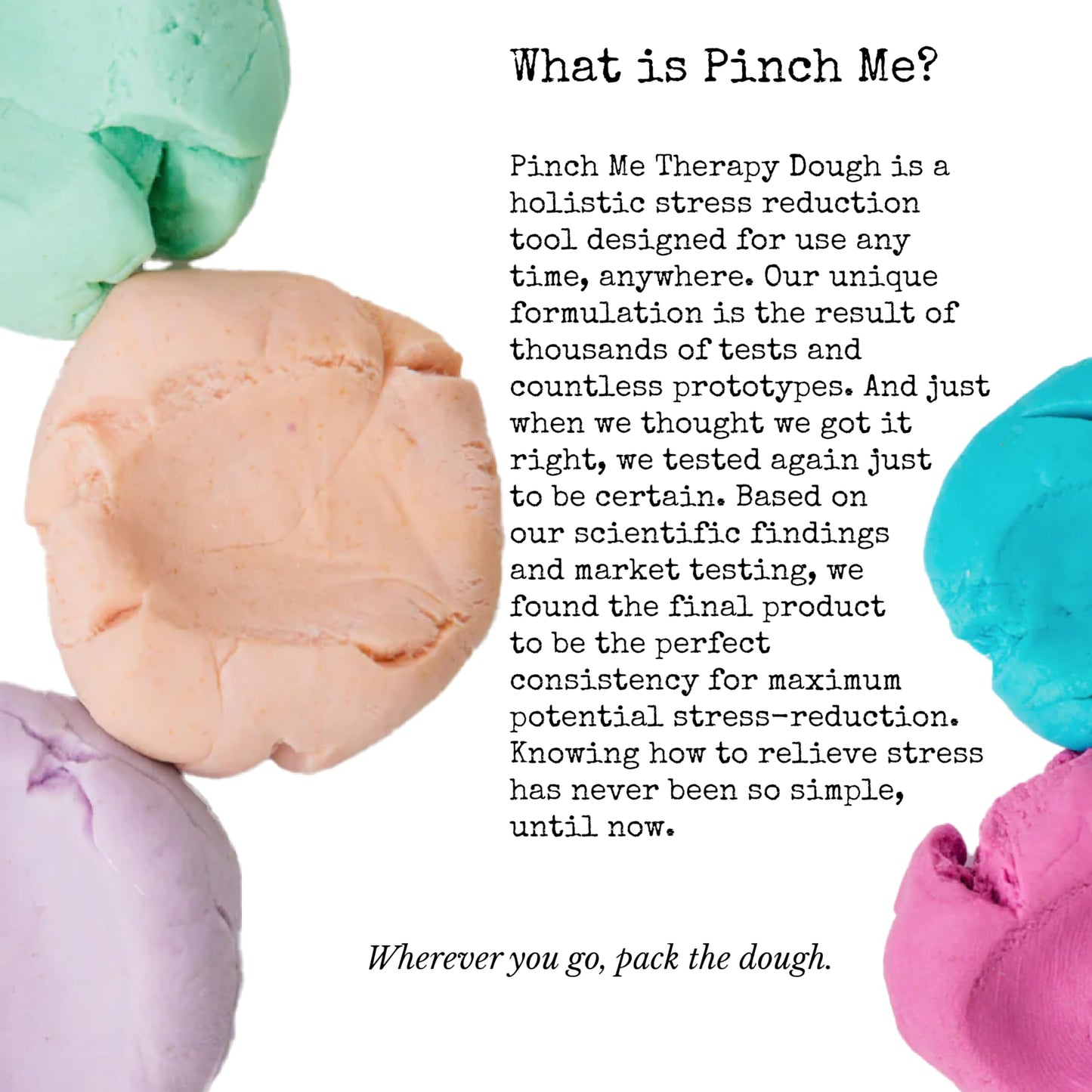 Pinch Me Therapy Dough - Holistic Aromatherapy Stress Relieving Putty - 10 Ounce (Zen)
