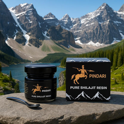 Pindari Shilajit Resin 500mg | High Potency, Energy Boost | Himalayan-Sourced