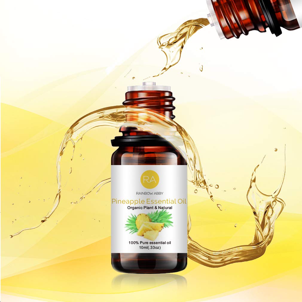 2-Pack Pineapple Essential Oil 100% Pure – Organic Plant-Based Essential Oil for Diffuser, Massage & Skin Care – 10ml