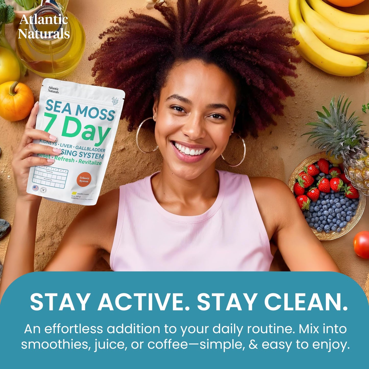 Atlantic Naturals Sea Moss 7 Day Detox – Liver, Gallbladder & Kidney Cleanse