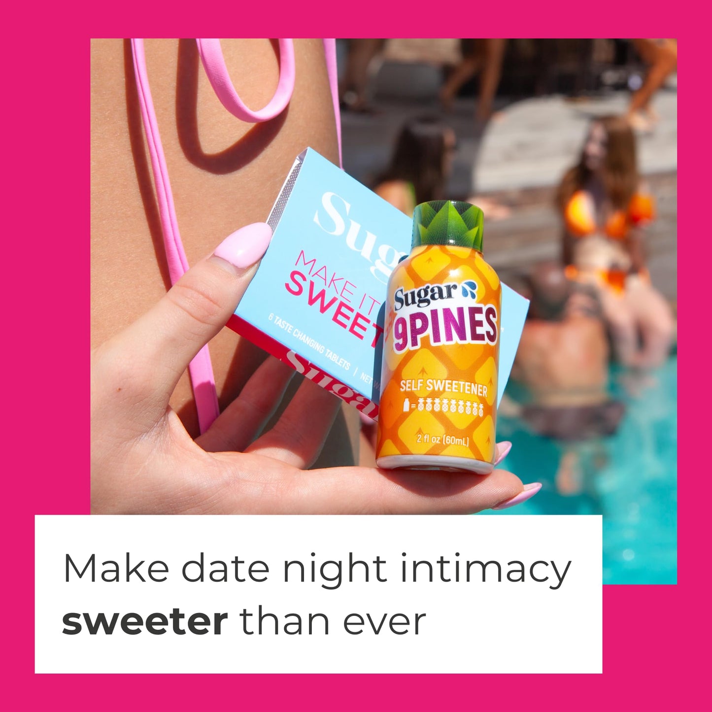 Sugar Splash: Taste Changing Tablets + 9Pines Pineapple Shot – Date Night Pack