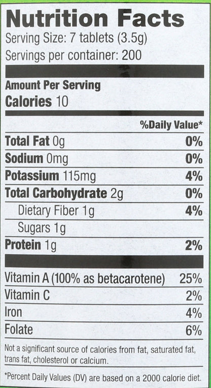 Pines International Barley Grass 1,400 Tablets – Organic, Gluten Free, Non-GMO, Vegan